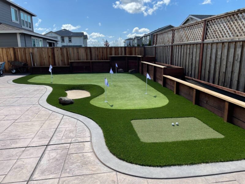 Putting greens